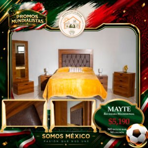 RECÁMARA MAYTE CAFÉ CHOCOLATE
