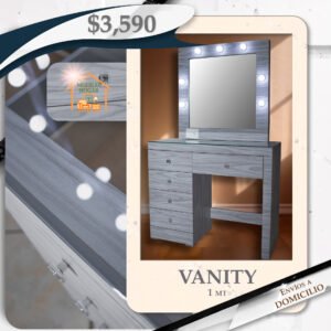 TOCADOR VANITY GRIS (1MT)