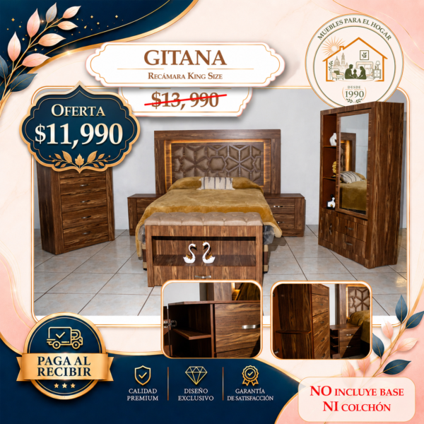RECÁMARA GITANA PAROTA
