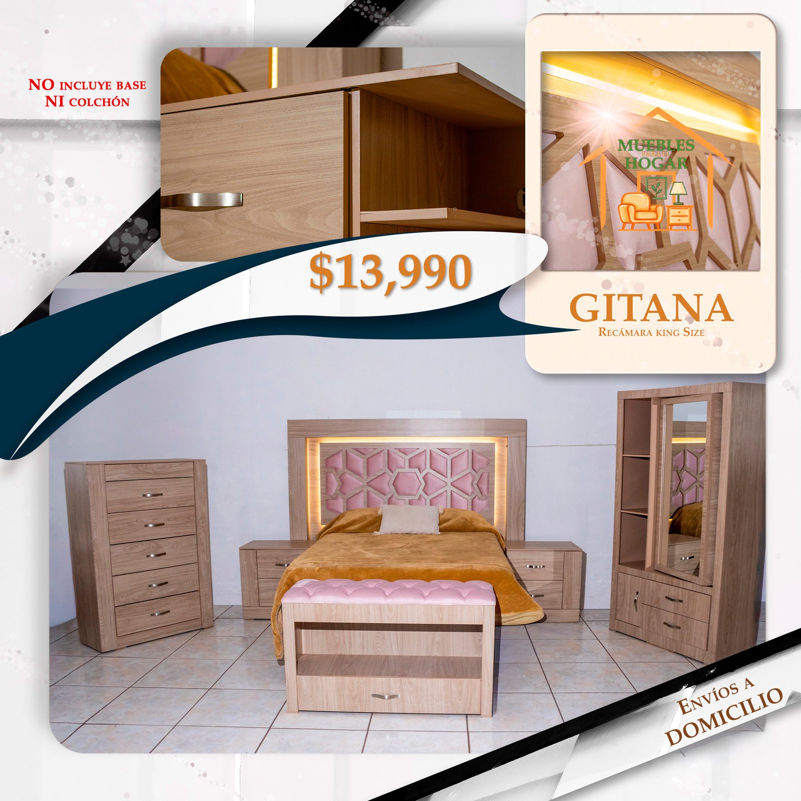 RECÁMARA GITANA CLARA