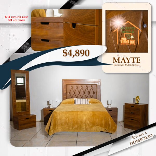 RECÁMARA MAYTE CAFÉ AVELLANA