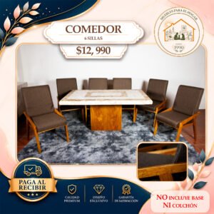 COMEDOR 6 SILLAS