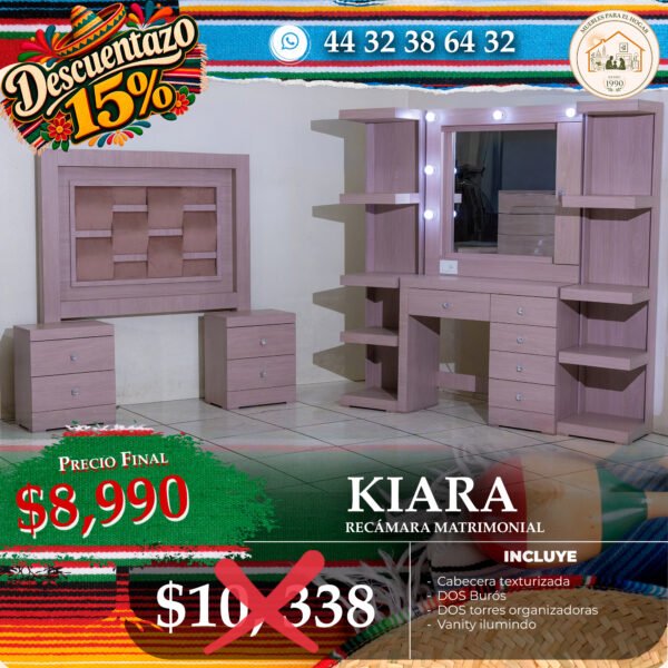 RECÁMARA KIARA ROSA