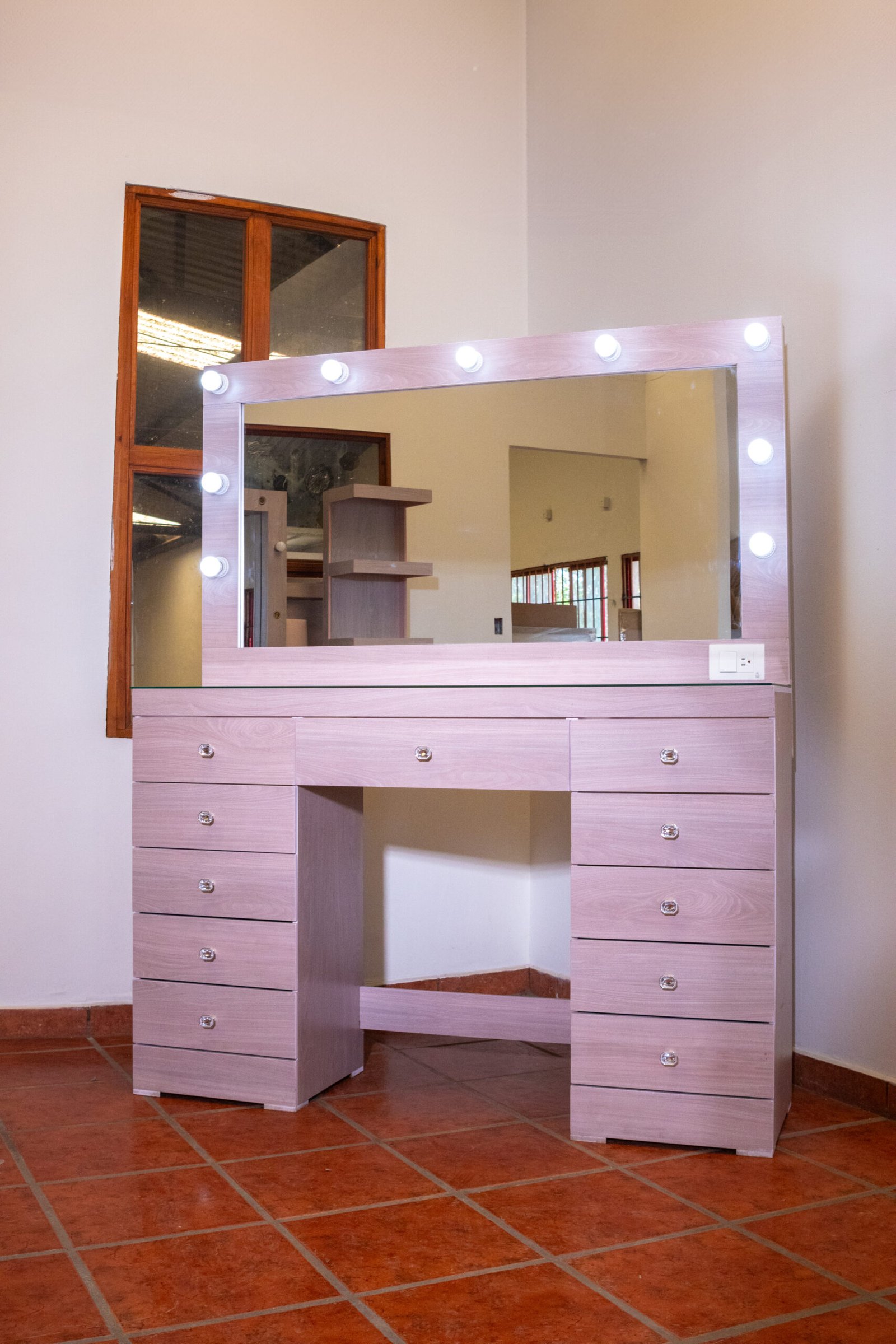 TOCADOR VANITY ROSA (1,4 MT) - Image 2
