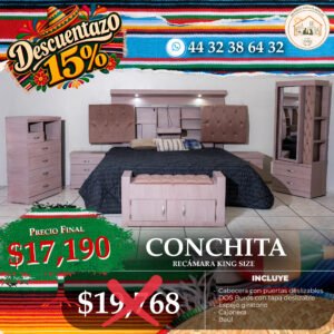 RECÁMARA CONCHITA ROSA