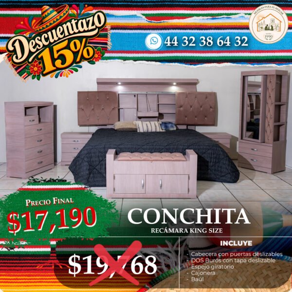 RECÁMARA CONCHITA ROSA