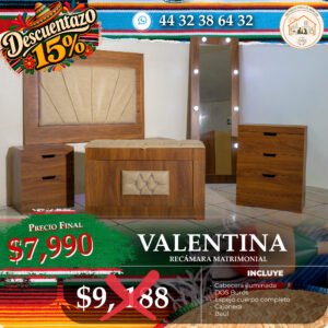RECÁMARA VALENTINA PAROTA